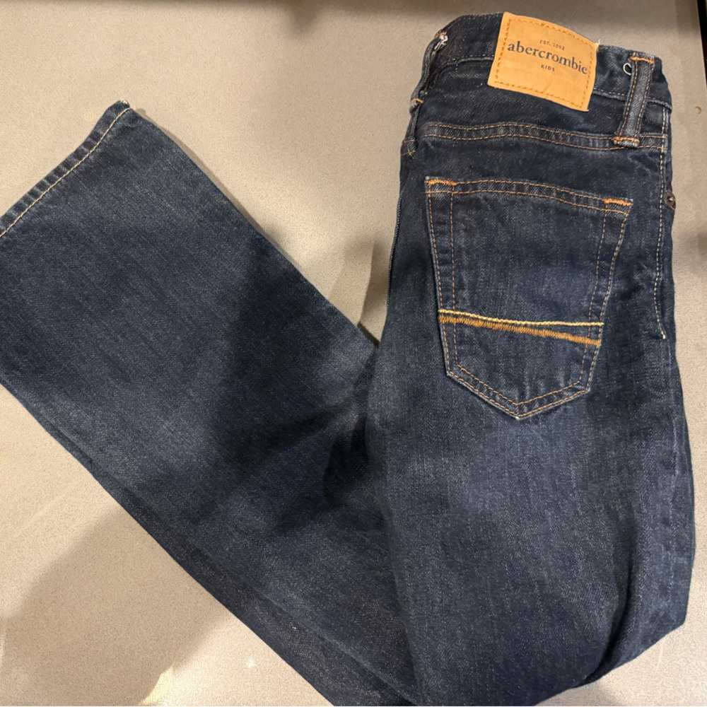 Abercrombie & Fitch Dark Blue Straight Jeans